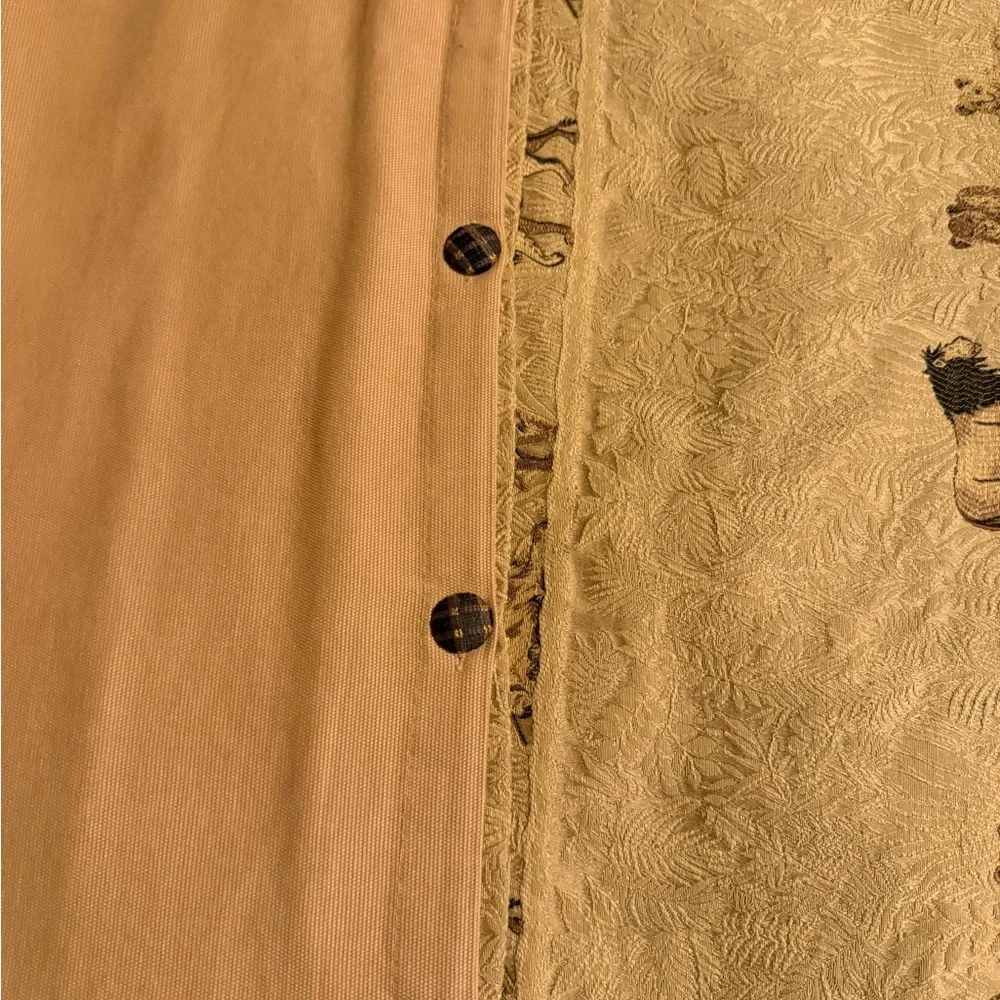 Eastern Accents Lion 6-Piece Duvet Set Tan Brown Luxury Bedding Queen